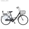 Cyklar Ride-ons 2024 New City Bicyc Princess Bicyc Regular Bicyc 24 Inch 26 Inch Bike Suitab for Women L240319