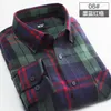 Men's Casual Shirts 2024 Spring Plaid Shirt Male Long-sleeved Plus Size Youth Office Business Men