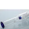 New Fashion Blue Mini Smoking Glass Pipa ad acqua Trasparente Piccolo Rocket Design Bong in vetro Accessori per fumatori