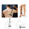 Rasoio 1pc Regolabile Estensibile Manuale Indietro Rasoio Rasoio Per Gli Uomini Schiena e Gamba Coltello Da Barba Trimmer Capelli Strumento di Rimozione Dei Peli Del Corpo