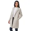 Женская модная одежда, стили зимней шерсти, женские пальто больших размеров, женское длинное пальто для продукции хорошего качества