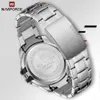 NAVIFORCE Brand New Original Watches for Men Business Classic Stainless Steel Waterproof Wristwatches Male Fashion Sports Clock