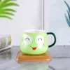 Canecas Dos Desenhos Animados Bonito Porcelana Sapo Café Caneca Café Da Manhã Leite Escritório Handgrip Copo De Água Cozinha Drinkware