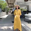 Casual Dresses Black Shirt Female 2024 Yellow Clothing Tshirts Women's Dress Midi Xxl Outfits Vintage Luxury Chic And Elegant Pretty X