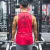 Mens Cotton Bodybuilding Underhirt Tank Tops Gym Fitness Sleeveless Shirt Male Singlet Summer Clothing Casual Basketball Vest 240311