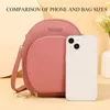 Shoulder Bags Simple Women Soft Leather Wallets Cell Phone Purse Single Crossbody Bag Handbag For Female Women's 2024