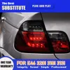 Dla BMW E46 LED Light Light 01-05 320i 318i 313i 325i Tylna lampa tylna Assembly Streamer Turn Signal Wskaźnik Wskaźnik Hamurek Odwrotne światła