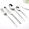 럭셔리 세트 레스토랑 디너 푸드 24pcs Forks Cutlery Tableware Dining Zining Zining Zining annive western steel Quality 240315