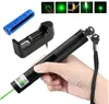 Flashlights Torches Green Laser Pointer Pen 532nm Adjustable Focus 18650 Rechargeable Battery With UK Adapter3634116