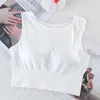 Damen-Tanktops, Sport-BH für Frauen, solides Yoga-Oberteil, Fitnessstudio, Fitness-Pad, Mädchen, aktive Kleidung, Workout, Laufen, Sportbekleidung, atmungsaktiv, weich, freie Größe