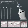 Whitening Portable Water Flosser Dental Oral Irrigator Pick 5 Modes 360° Rotated Jet for Cleaning Teeth Thread Floss Mouth Washing Hine