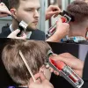 Trimmer professionell hårklippare för män laddningsbara trådlöst hårtrimmer med begränsningskam Transparent täckningshår skärmaskinverktyg