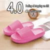 Kapcia Lopard Kobiety Sandały Letnie Cloud Gruba platforma łazienka dla mężczyzn Flip Flip Flops Inside Anti-Slip Slajdes01ngeu H240322