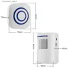 Doorbells Motion sensor alarm wireless lane alarm home safety system human body sensing intelligent doorbell sensor and receiverY240320