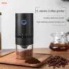 Kvarnar Portable Electric Coffee Grinder USB Laddningsmuttrar Bönor Spices Grains Gnying Machine Professional Coffee Beans Mill Grinder