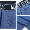 Koreaanse Mode Baggy Wijde Pijpen Broek Casual Looes Elastische Hoge Taille Rechte Denim Broek Dames Vintage Pantalones Y2k Broek 240309