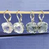 Роскошные ювелирные серьги Swarovskis, сочетающиеся с черно-белыми круглыми серьгами Bella в форме капель воды для женщин с хрустальными серьгами с элементом «ласточка»