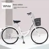 Bicicletas Ride-Ons WOLFACE 22 polegadas / 24 polegadas / 26 polegadas Estrutura de aço carbono Adulto Bicyc Student Scooter Princess Bicyc Pedal comum Road Bicyc L240319