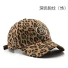 Ball Caps Leopard Print Fashion Minimalist Curved Brim Baseball Cap Outdoor Street Sports Sunscreen Windproof Sunshade Pendant Hat