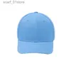 Casquettes de baseball Chapeau simple pour enfants Étudiant Baseball C Mode Mesh Crème solaire Chapeau réglable respirant Voyage en plein air pour enfants HatC24319