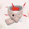 Bandanas USB Charging Thermal Scarf Cold-Proof Warm Heated Soft Electric Heating 3 Levels For Climbing Hiking Cycling