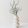 装飾的な花プラスチック枝の装飾乾燥した木の枝人工枝角芸術魔女植物小枝乾燥ハロウィーンクリスマス花瓶の家
