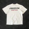 Męska marka mody Saint Michael krótki rękaw T-shirt cecha litera druku