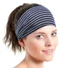 Europe et États-Unis nouveau bandeau de sport imprimé bandeau de yoga bande d'absorption de la transpiration anti-transpirant dames foulard à larges bords spot en gros