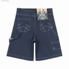 Herren-Shorts, ultrafeine Jorts, Sommer-Jeans-Shorts, Herren-Jeans-Shorts mit weiten Beintaschen, Y2K-Jeans-Shorts L240320