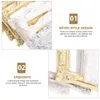 Quadros 9 Pcs Mini Po Frame Ornamentos Imagem Celular Acessórios Resina Fundo Adereços