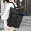 Zaino da uomo per laptop da lavoro, borsa impermeabile di grande capacità, resistente all'usura, a strati, leggero, per viaggi in ufficio