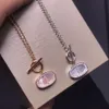 Bijoux de luxe Collier Hemes Nez de Cochon Fritillaria Full Sky Star Collier Double Face Collier à la Mode et personnalisé pour Femmes