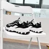 Sapatos Menina Marrom Preto Casual Designer Moda Mulher Mulheres Branco Treinadores Planos Fábrica Atacado Varejo Plataforma Ao Ar Livre Esportes Sapatilhas