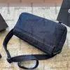 Kadın mavi denim büyük kapasiteli seyahat tatil omuz anne çantaları organizatör multi pochette el çantaları ayarlanabilir kayış çapraz bagaj günlük kıyafet 35x18cm