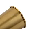 Tumblers 20pcs Stainless Steel Gold Color Tumbler Metal Cups Outdoor Camping Travel Drinking Coffee Tea Beer Drinkware