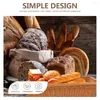 Kitchen Storage Tableware Basket Woven Fruit Food Tray Sundries Plate Home Weave Bread Plastic Rattan