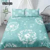 Conjuntos de cama Dandelion Duvet Cover Set King Size Fresco e Natural Estilo Twin Botânico Impresso Quilt para Crianças Adolescentes Adultos