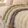 Housses de chaise épaisses en peluche, couvre-canapé de couleur unie, antidérapantes, chaudes pour l'hiver, pour le salon