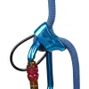 アクセサリーXINDA Professional Rappel ATC Belayデバイスアルミニウム25KN DESCENDER OUTDOORキャンプハイキングロッククライミング装置