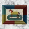 Jungle Horse Cotton and Linen Placemat Vase Mat Chinese Style AshTray Pad Tray Mat Coaster Shooting Props Top Fashion
