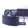 Gafas de sol de diseñador Gafas de sol con montura cuadrada para mujeres Fotografía de viajes Tendencia Hombres Gafas de regalo Sombreado de playa Protección UV Gafas polarizadas con caja
