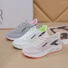 Freizeitschuhe 2024 Damenmode Mesh Atmungsaktive Turnschuhe Leichter und bequemer Tennislauf Rutschfester, elastischer, vulkanisierter Schuh