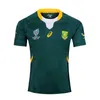 19 Afrique du Sud Coupe du monde Home Rugby Jersey Sports Top Casual Homme Homme à manches courtes