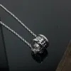 18k Guldpläterade halsband Luxury Brand Designer Pendants S925 Silver Choker Pendant Necklace Chain Wedding Jewelry Accessories Party Gifts No Box