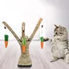 Carrot Pet Cat Scraper Cat tree house Climbing Frame Post Decoration Interactive Tree Tower pet cat scratch board Toy furniture 240309