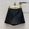 Damesshorts 2024 zomermode effen kleur casual dames hoge taille, bijpassende elegante dame