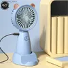 المعجبين الكهربائيين USB Mini Handheld Fan Mini Creative Desktop Office Silent USB شحن المروحة المحمولة جيب محمول باليد مروحة في الهواء الطلق في الهواء الطلق مزود الطاقة 240320