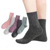 Chaussettes femme 5 paires laine chaude pour tricot épais équipe thermique hiver