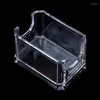 Tea Trays Clear Storage For Case Bags Sugar Packet Household Container Boxes Durab