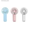 Electric Fans Portable handheld fan small cooling fan USB charging eyelash fan low noise reductionY240320